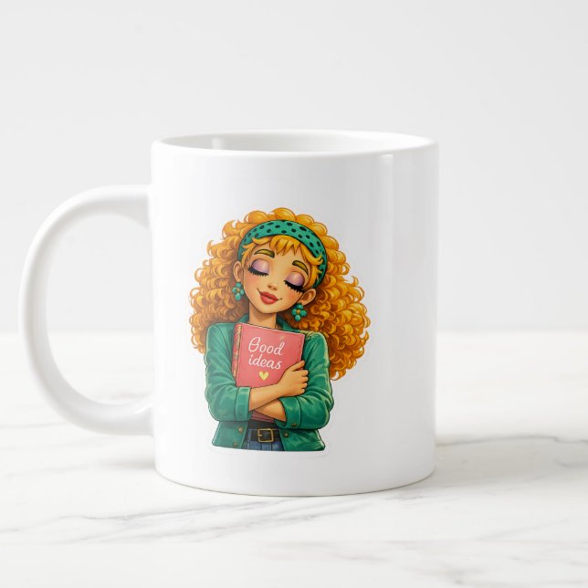 Mug à café mignon – Parfait pour les gorgées quoti (Gauche)