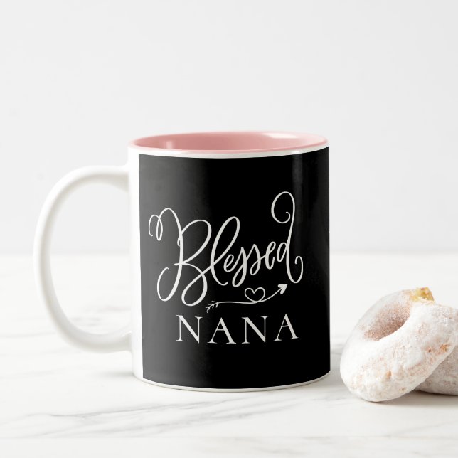 Mug à café moderne bénie Nana (Avec donut)