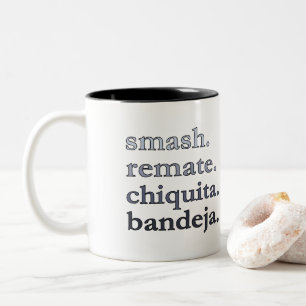 Mug à café Padel - Personnaliser les mots Vibes No