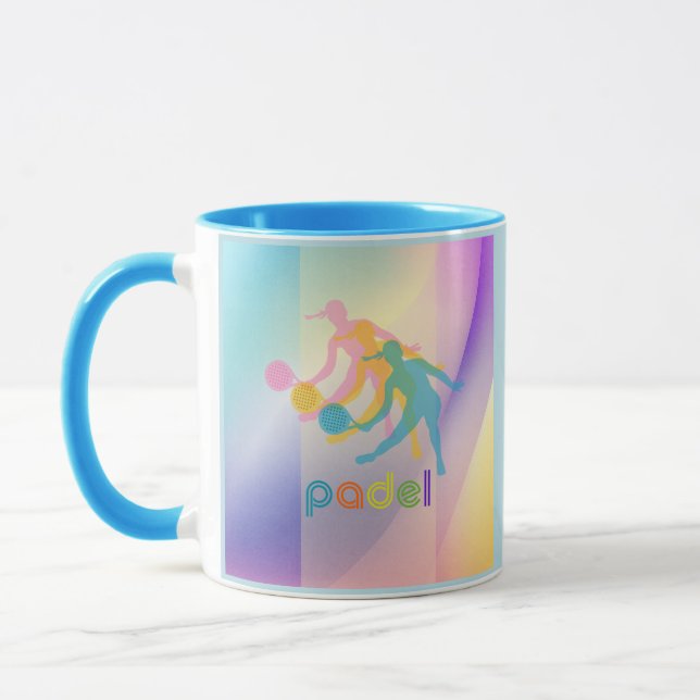 MUG À CAFÉ PADEL – STYLE VIBRANT POUR SES JOURS RA (Gauche)