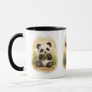 Mug à café panda mignon – adorable bébé panda