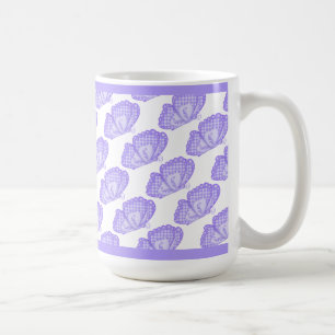 Mug à café Papillons Violets