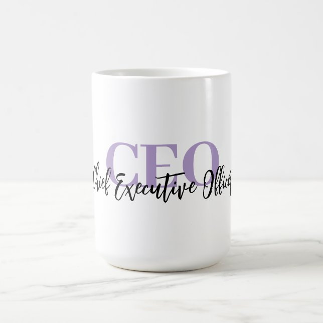 Mug à café « PDG » personnalisable — Cadeau person (Centre)