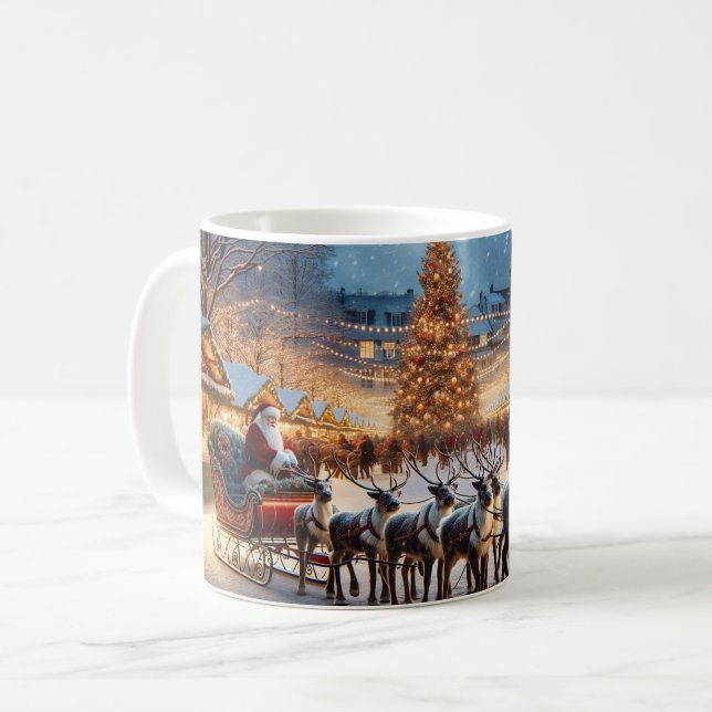 Mug à café Père Noël Holiday (Devant gauche)