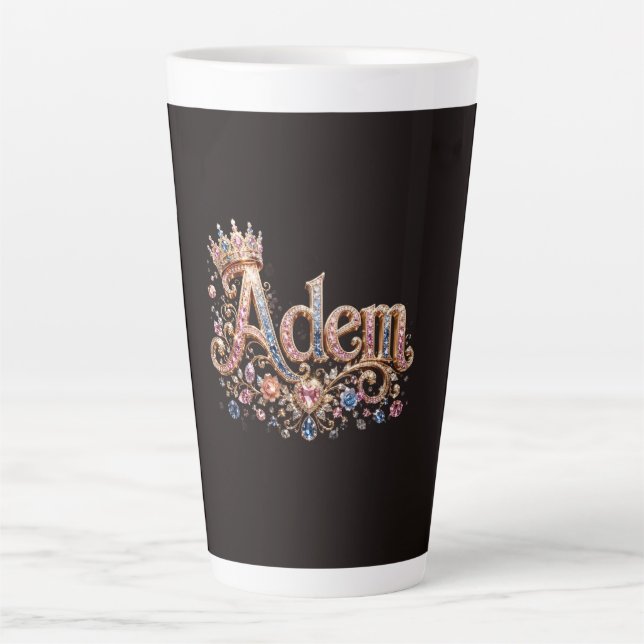 Mug à café personnalisé Adam Crown (Devant)