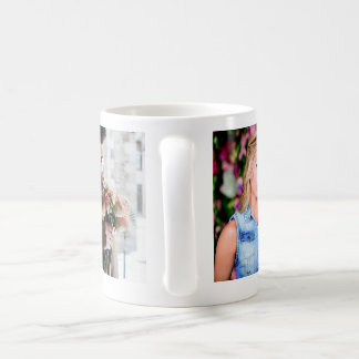 Mug à café personnalisé avec 3 photos en collage