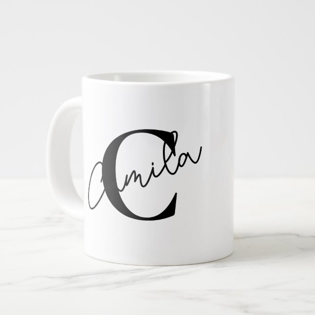 Mug à café personnalisé avec nom (Devant gauche)