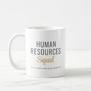 Mug à café personnalisé pour les ressources humain
