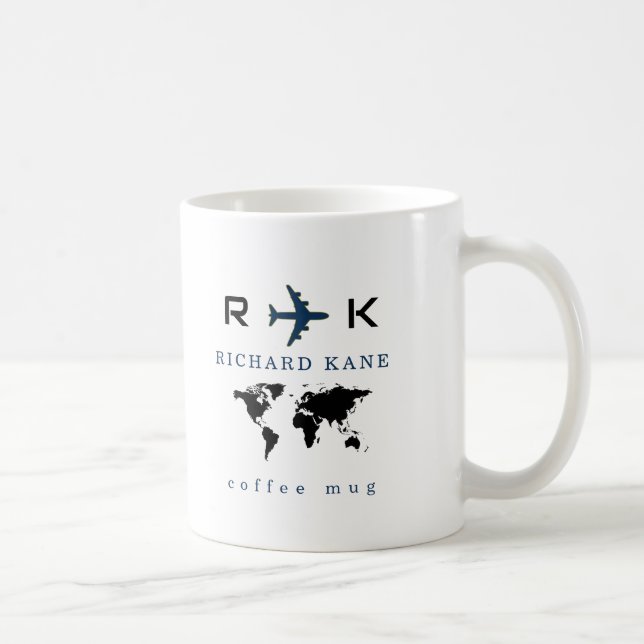 Mug à café pour un pilote d'avion (Droite)