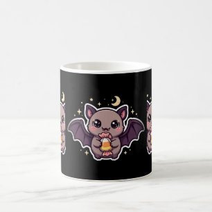 Mug à café représentant une chauve-souris mignonne