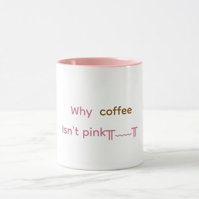 Mug à café rose (Centre)