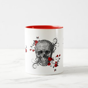 Mug à café rouge Rose