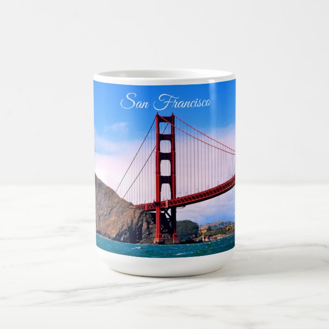MUG À CAFE SAN FRANCISCO PONT DU GOLDEN GATE 15 oz (Centre)