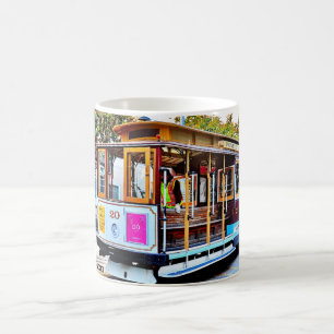 MUG À CAFE SOUVENIR DU CABLE CAR DE SAN FRANCISCO