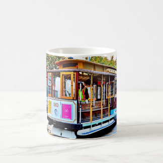 MUG À CAFE SOUVENIR DU CABLE CAR DE SAN FRANCISCO