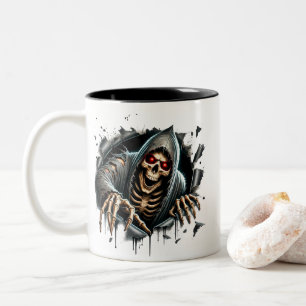 Mug à café squelette d'Halloween