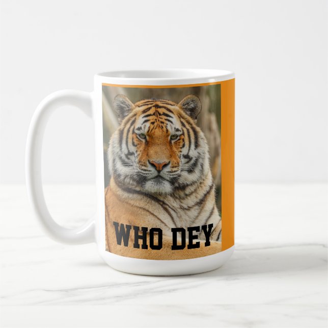 MUG À CAFE TIGRE DU BENGALE WHO DEY (Gauche)