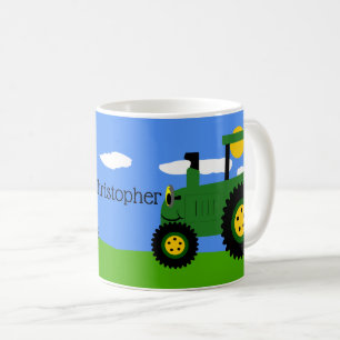 Mug à café Tractor vert