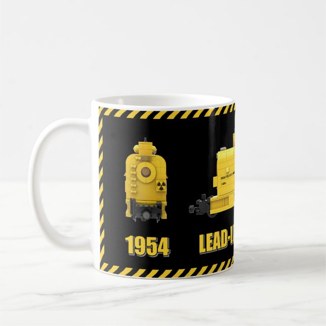Mug à café Train Diesel Plaqué Plomb 1954 (Gauche)