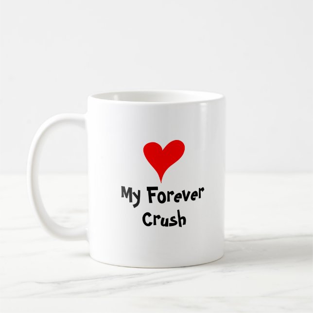 Mug à café Valentine personnalisée, Valentin perso (Gauche)