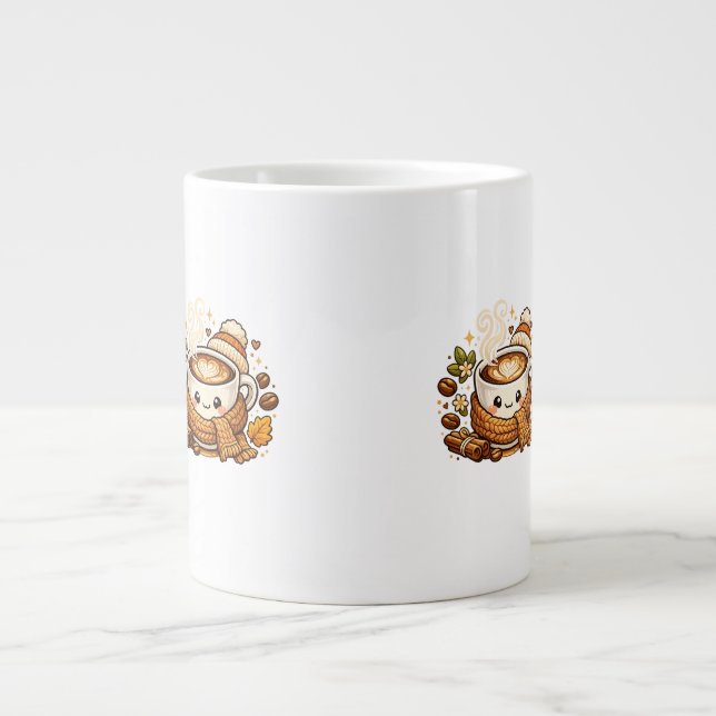 Mug à Cappuccino Mignon et Confortable  (Devant)