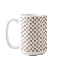 Mug à carreaux inspiré de l'Empire français