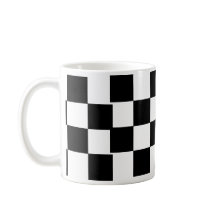 À carreaux noir et blanc