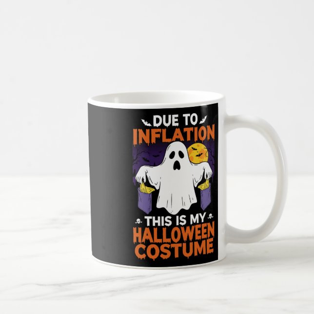 Mug A Cause De L'Inflation C'Est Mon Costume D'Hallowe (Droite)