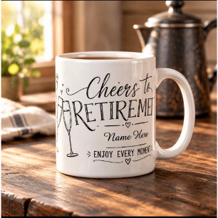 Mug à champagne personnalisé pour les félicitation
