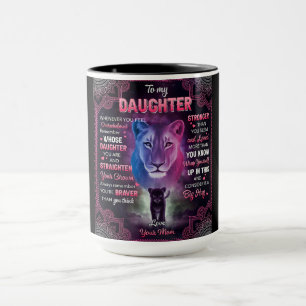 Mug À chaque fois que vous vous sentez écrasé Lion Mam