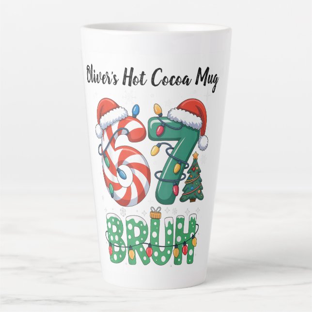 Mug à chocolat chaud personnalisable – Mème de vac (Devant)