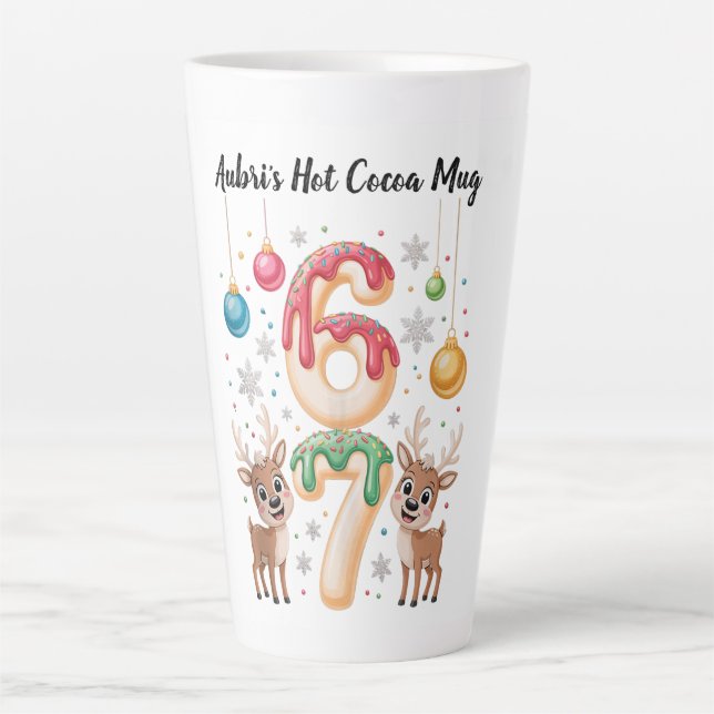 Mug à chocolat chaud personnalisable – Mème de vac (Devant)