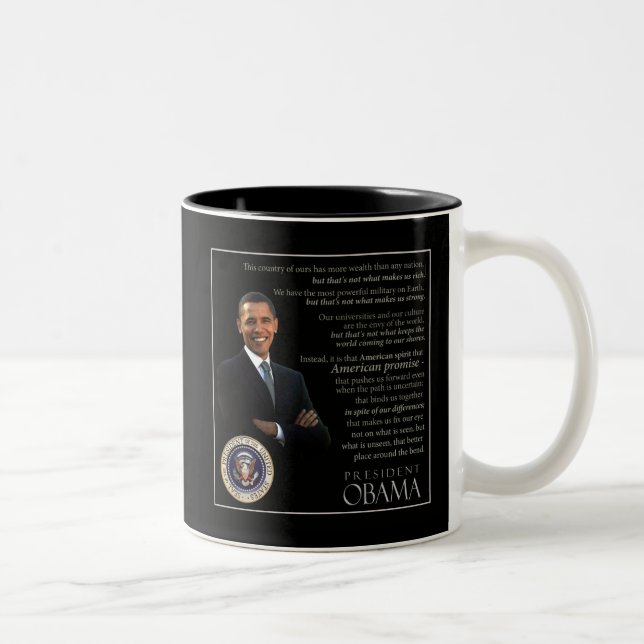 Mug à citation d'Obama - 6 sur 6 (Droit)