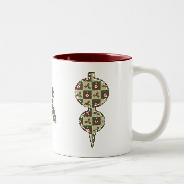 Mug à courtepointe de Noël (Droit)