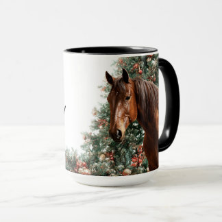 Mug A cute horse, the symbol of Novgorod in 2026