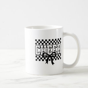 Mug à damiers Joyeux Cheerleader Pour Les Jeunes Pom-p