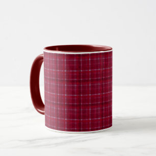 Mug À damiers rouge Tartan