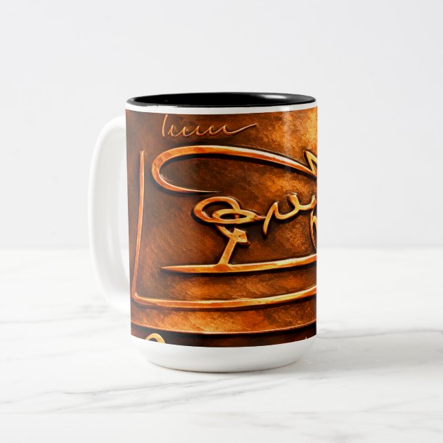 mug à deux tons (Devant gauche)
