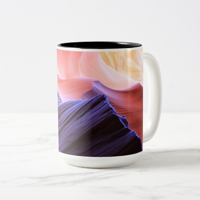 Mug à deux tons, 15 oz (Devant droit)