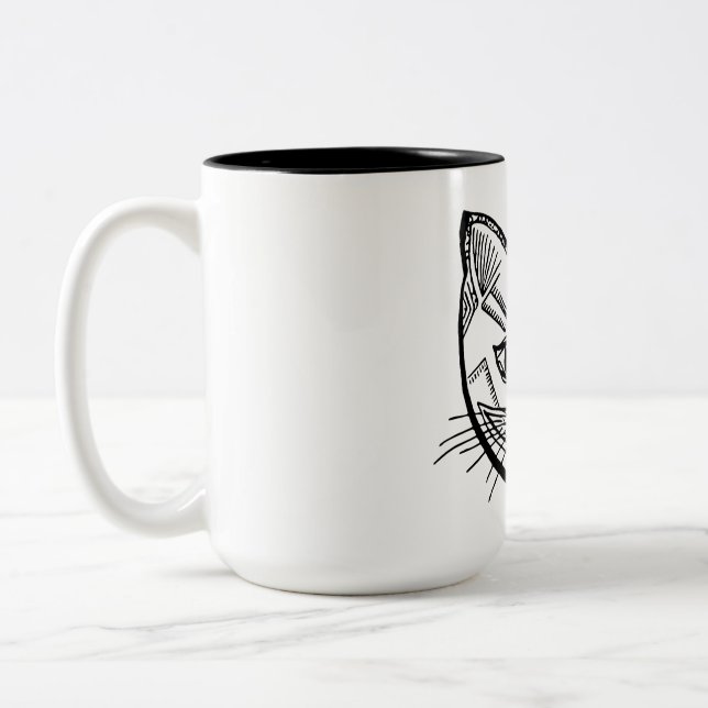 Mug à deux tons, 15 oz (Gauche)