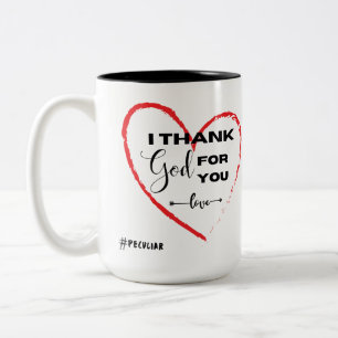 Mug à deux tons, 15 oz