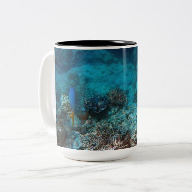 Mug à deux tons, 15 oz (Devant gauche)