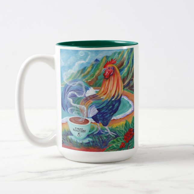 Mug à deux tons, 15 oz (Gauche)