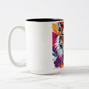 Mug à deux tons, 15 oz