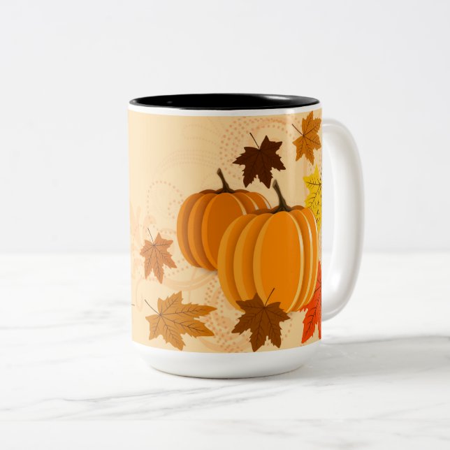 Mug à deux tons, 15 oz (Devant droit)