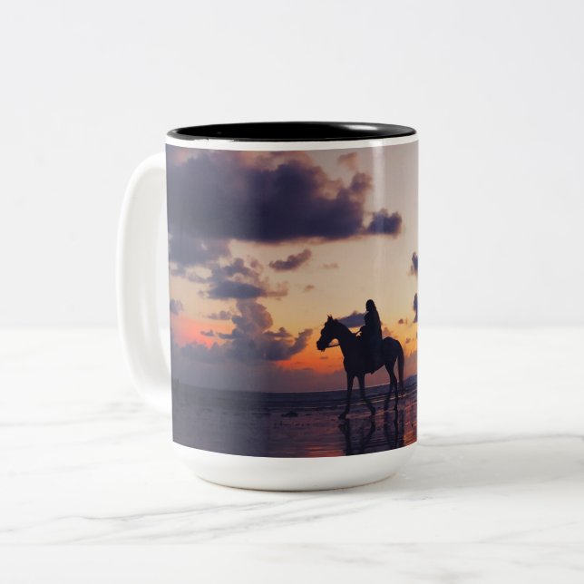 Mug à deux tons, 15 oz (Devant gauche)