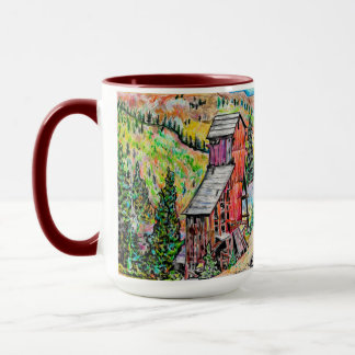 Mug à deux tons, 15 oz