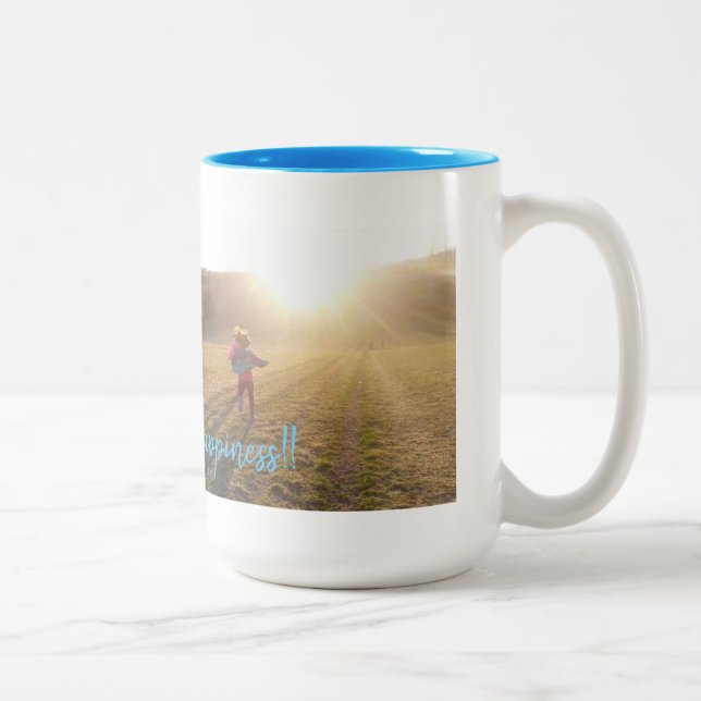 Mug à deux tons, 444 ml (Droit)