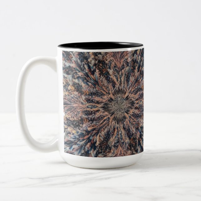 Mug à deux tons d'art moderne (15 oz) (Gauche)