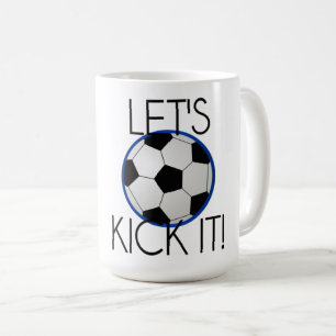 Mug à deux tons de football
